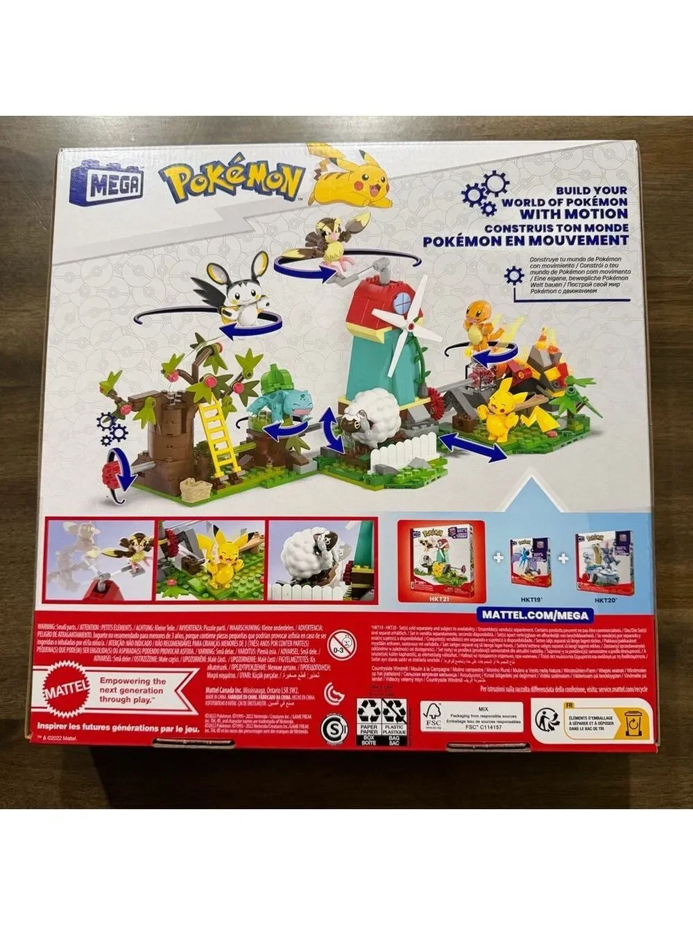 MEGA NEW Pokemon Countryside Windmill 240 Piece Building Block Set